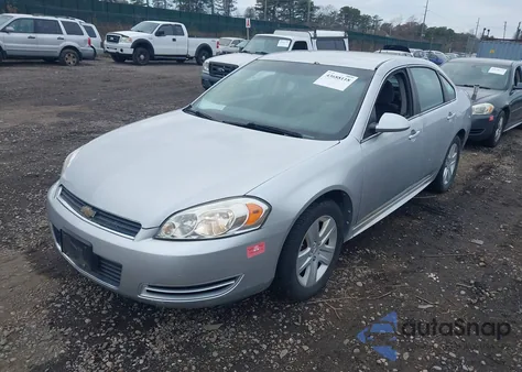 2010 Chevrolet Impala Ls z USA, uszkodzony, nr VIN 2G1WA5EN8A1201765